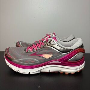 Brooks Transcend 3 Women's Running Shoes Gray Pink Low Top 7.5 M 1202091B149